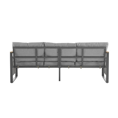 Christopher Knight Home - Lila 4-Piece Outdoor Metal Patio Chat Set
