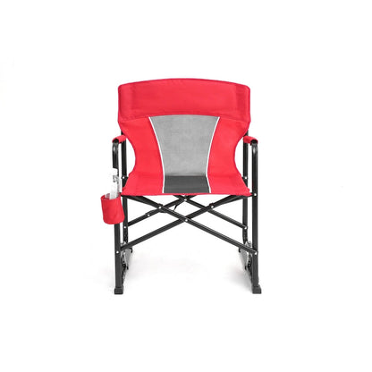 Outdoor Freestyle Rocker Camping Chair Portable Folding Rocking Chair With Solid (Excluding the table)
