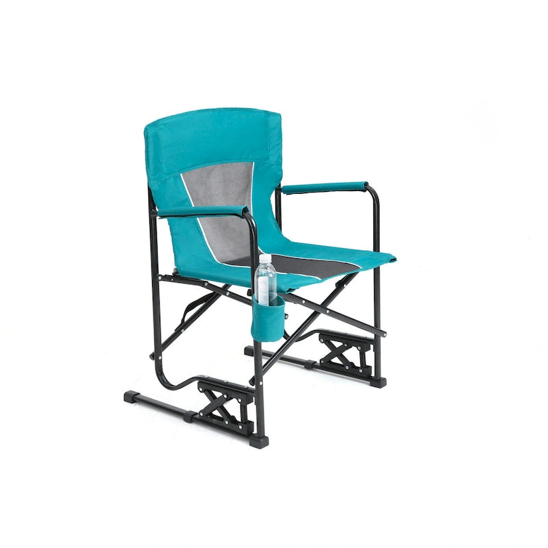 Outdoor Freestyle Rocker Camping Chair Portable Folding Rocking Chair With Solid (Excluding the table)
