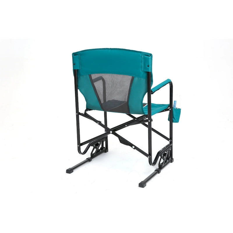Outdoor Freestyle Rocker Camping Chair Portable Folding Rocking Chair With Solid (Excluding the table)