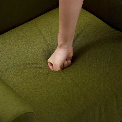 Linen Upholstered Accent Chair Wingback Armchair Set of 2