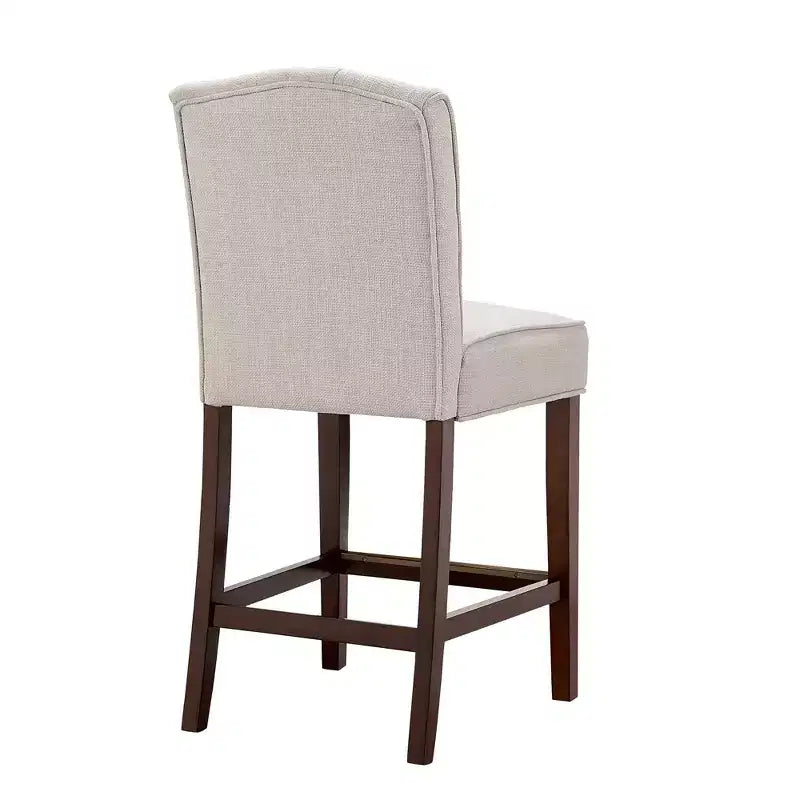 Khloe Tufted Counter Height Barstool Tan - Madison Park