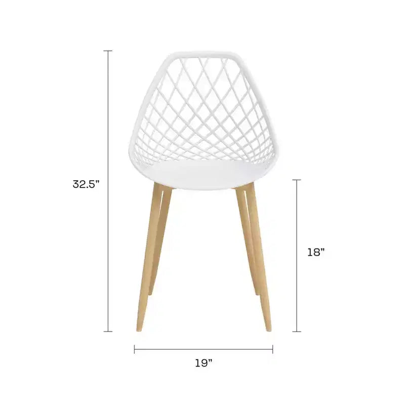 Set da pranzo 3 pezzi Kurv bianco - Jamesdar