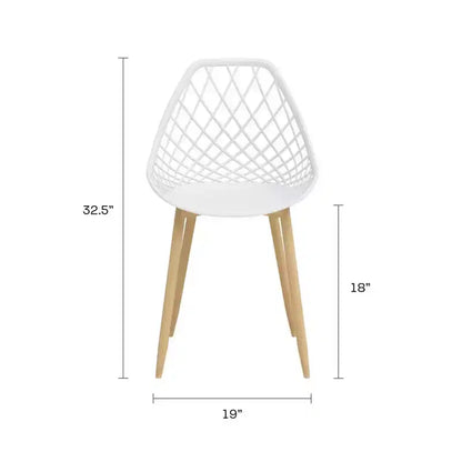 Set da pranzo 3 pezzi Kurv bianco - Jamesdar