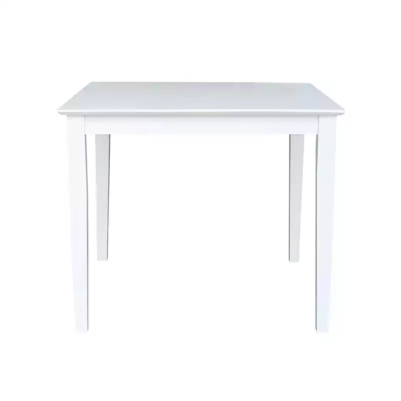 Solid Wood 36" Square Dining Height Table White - International Concepts