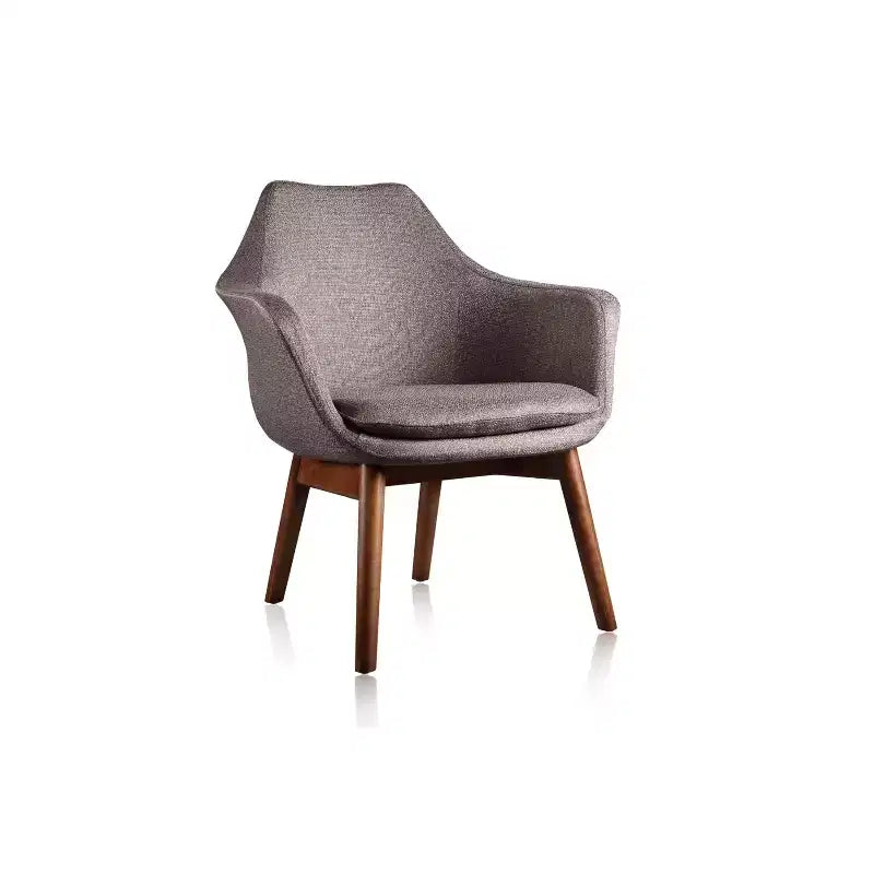 Poltrona Cronkite Twill Grigia - Manhattan Comfort