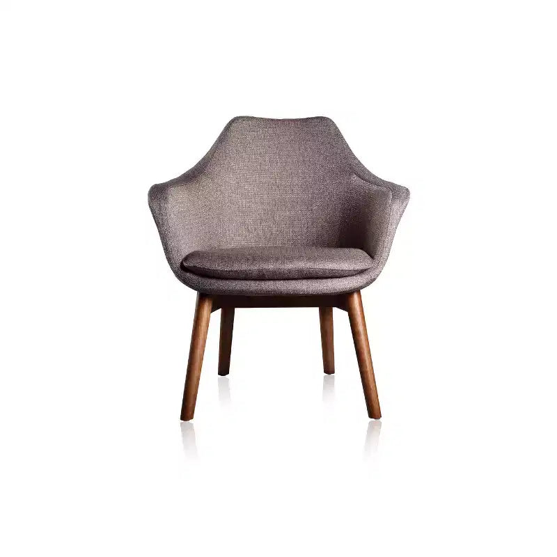 Poltrona Cronkite Twill Grigia - Manhattan Comfort
