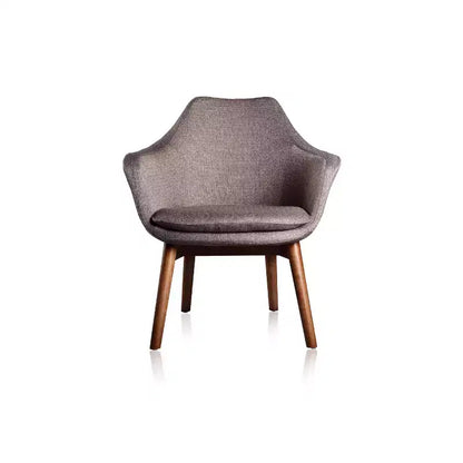 Poltrona Cronkite Twill Grigia - Manhattan Comfort