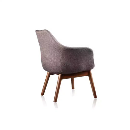 Poltrona Cronkite Twill Grigia - Manhattan Comfort