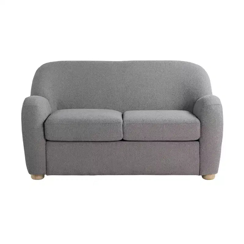 Lifestyle Solutions Jade Loveseat Gray Boucle