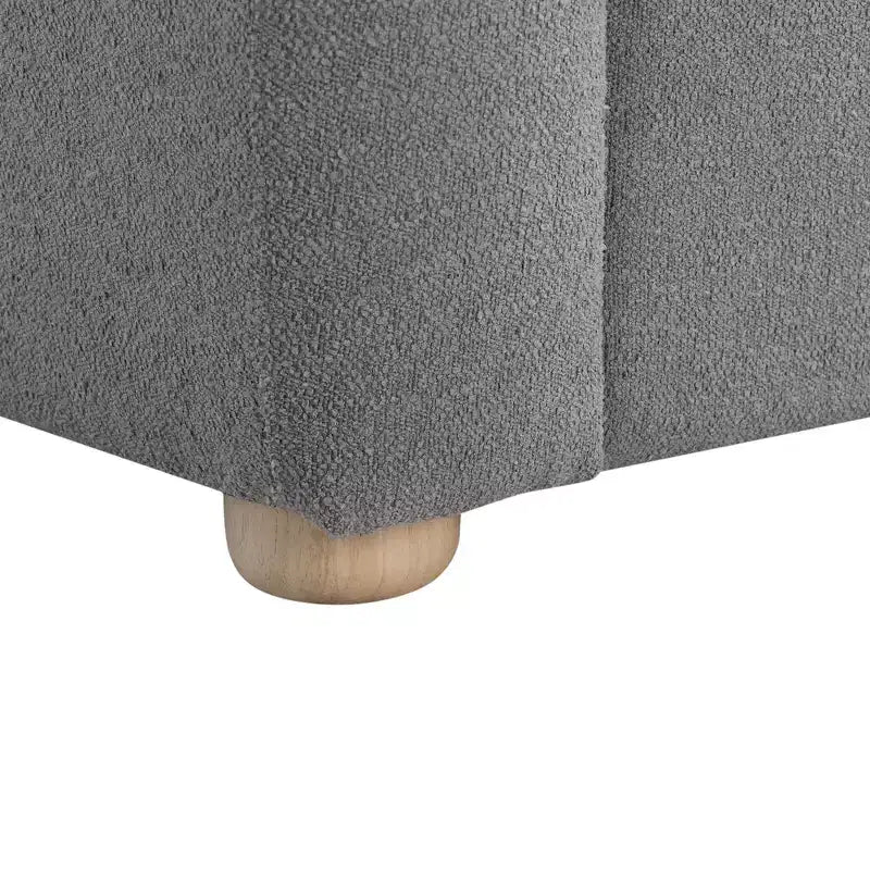 Divanetto Jade Boucle Grigio Lifestyle Solutions