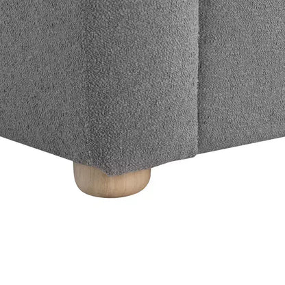 Divanetto Jade Boucle Grigio Lifestyle Solutions