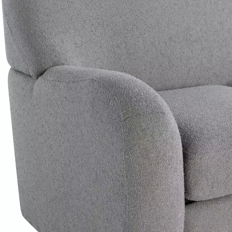 Divanetto Jade Boucle Grigio Lifestyle Solutions