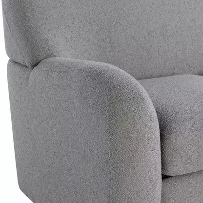 Divanetto Jade Boucle Grigio Lifestyle Solutions