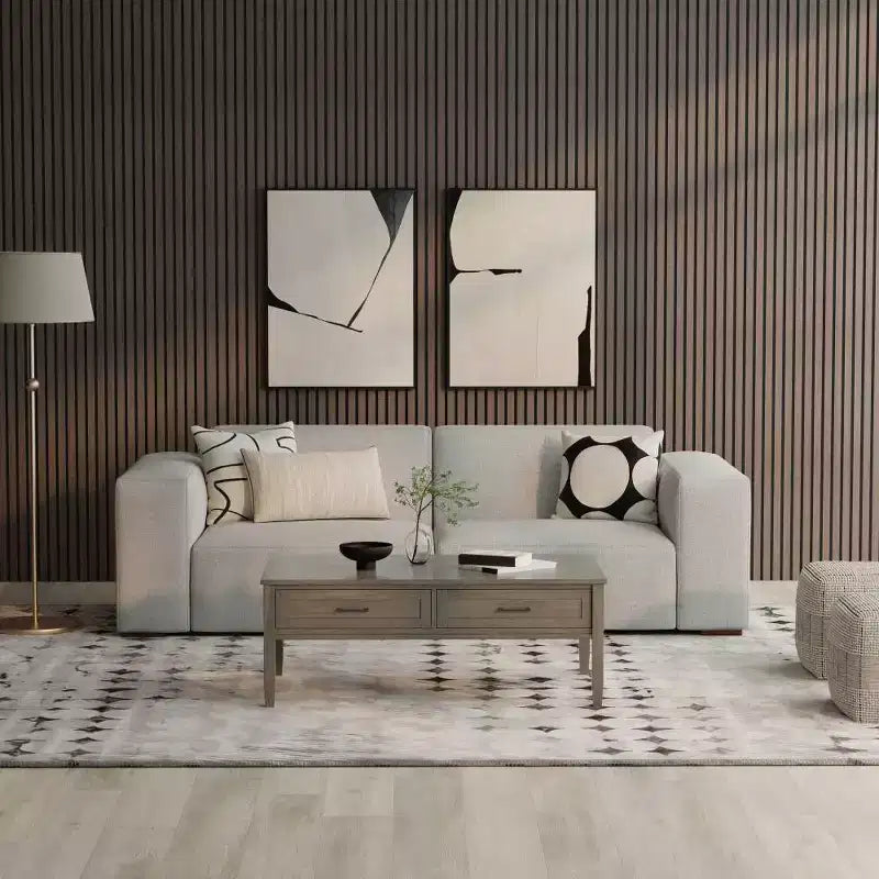 Divano 2 posti WyndenHall Biggs grigio chiaro