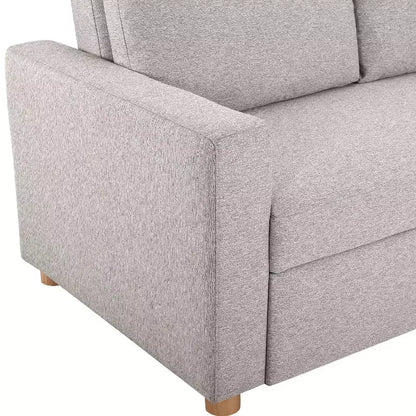 Serta Aurora Convertible Sofa Light GrayWoven