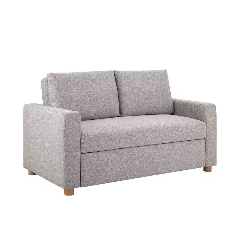 Serta Aurora Convertible Sofa Light GrayWoven