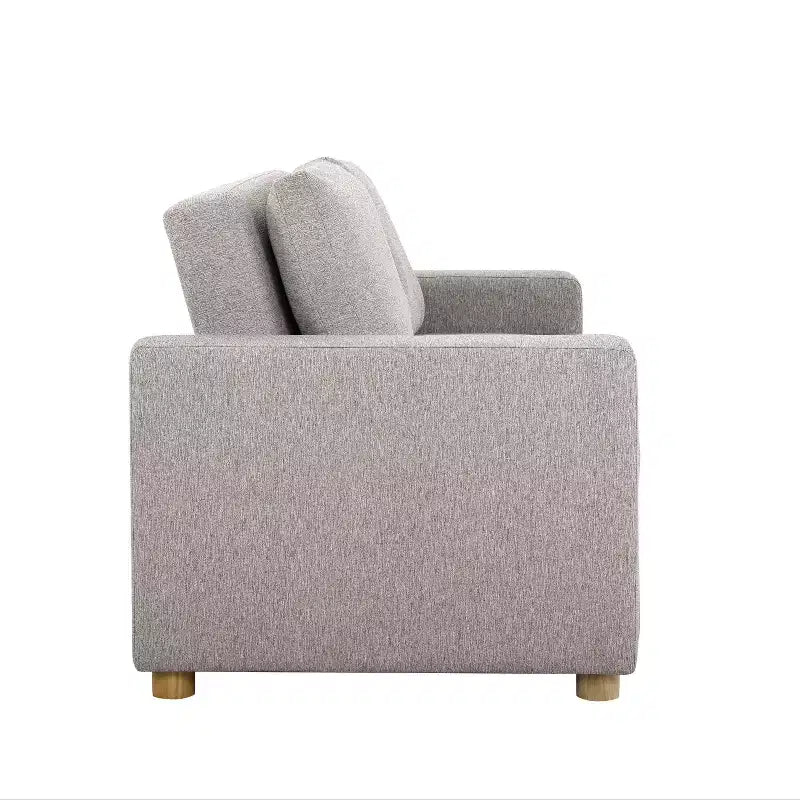Serta Aurora Convertible Sofa Light GrayWoven