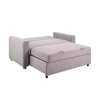 Serta Aurora Convertible Sofa Light GrayWoven