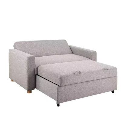 Serta Aurora Convertible Sofa Light GrayWoven