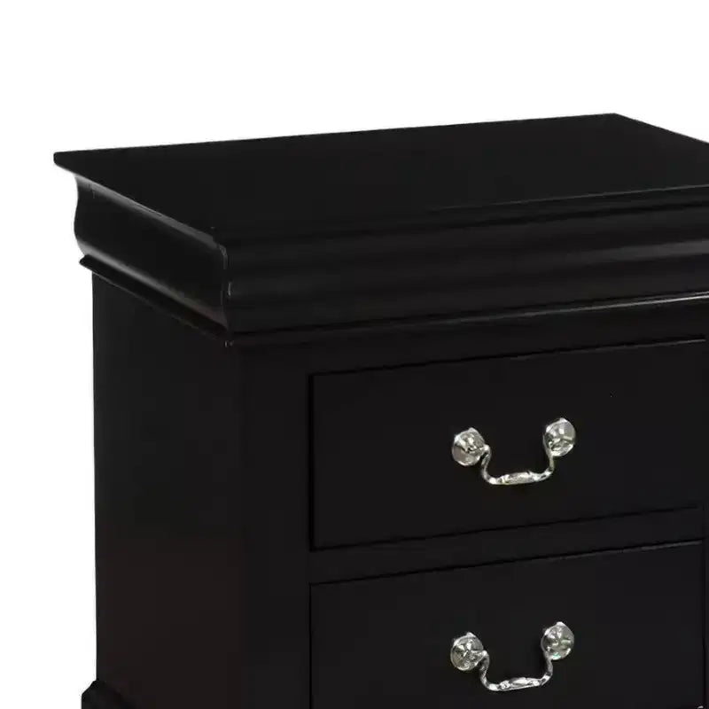 Acme Furniture Louis Philippe III Nightstand Black