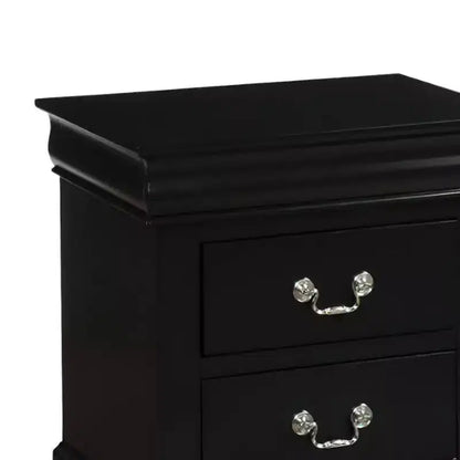 Acme Furniture Louis Philippe III Nightstand Black