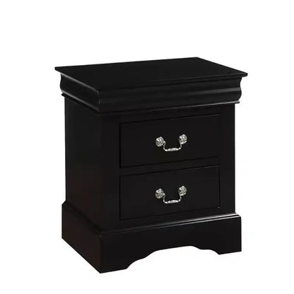 Acme Furniture Louis Philippe III Nightstand Black
