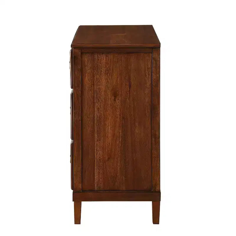 Cassettiera Comfort Pointe Cambridge Marrone: Stile Transizionale, Guide Metalliche, Blocchi di Sicurezza, Nessun Montaggio Richiesto