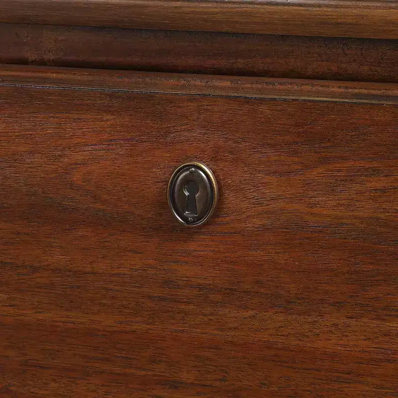 Cassettiera Comfort Pointe Cambridge Marrone: Stile Transizionale, Guide Metalliche, Blocchi di Sicurezza, Nessun Montaggio Richiesto