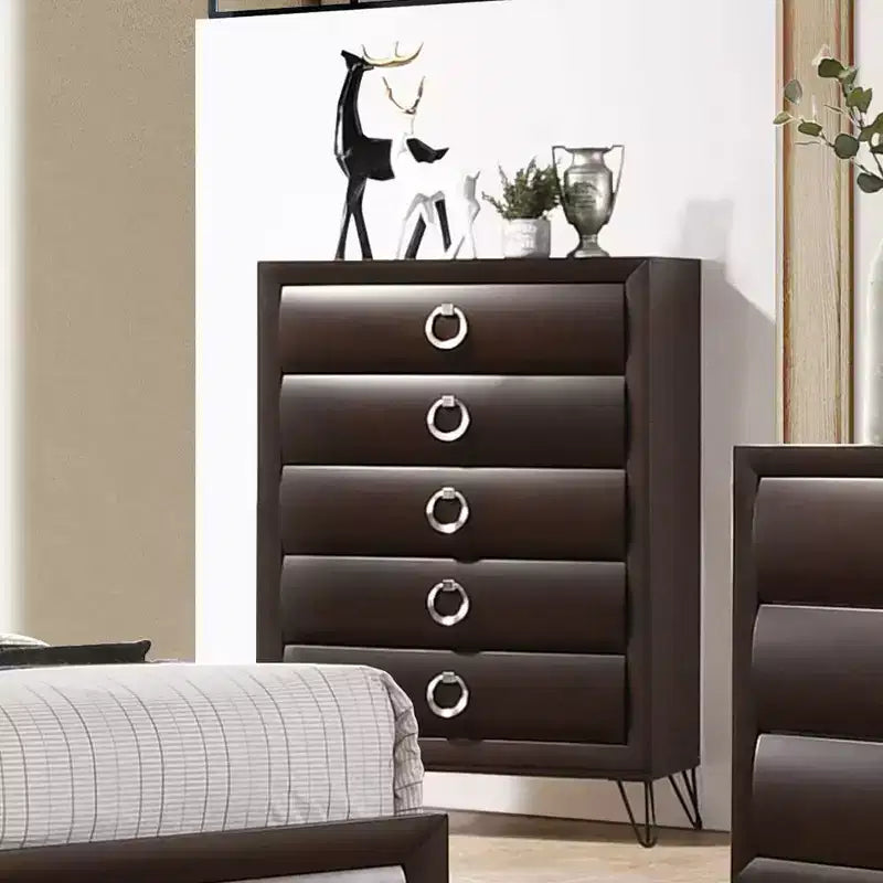 Acme Furniture Tablita Dresser Dark Merlot Finish