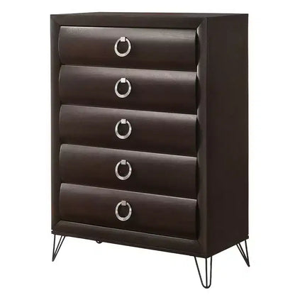 Acme Furniture Tablita Dresser Dark Merlot Finish