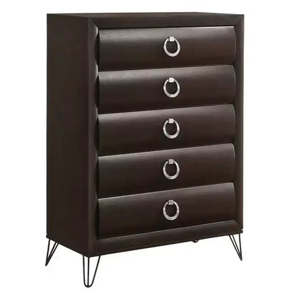 Acme Furniture Tablita Dresser Dark Merlot Finish