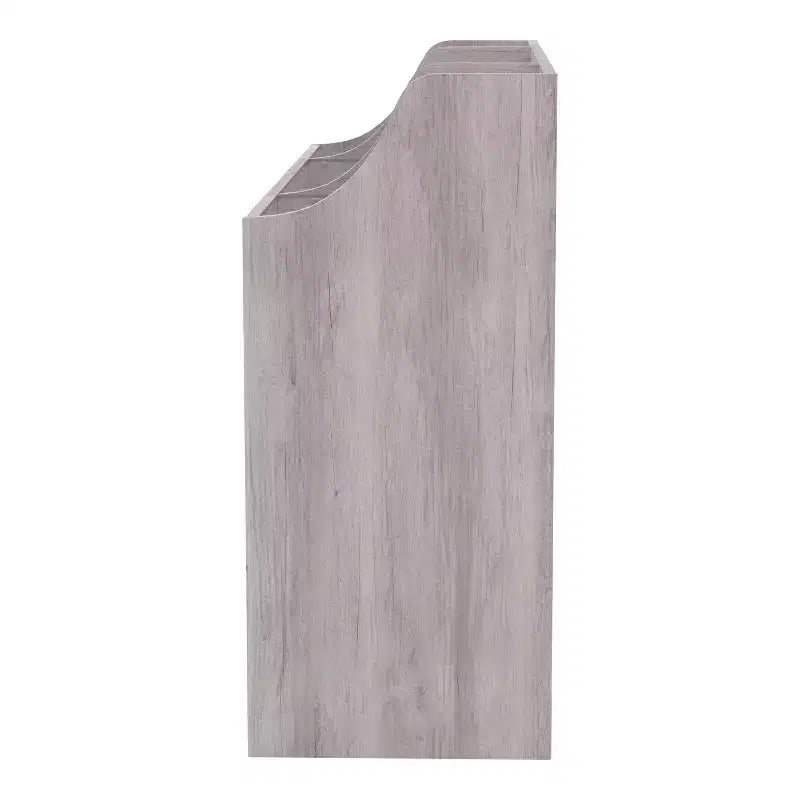 24/7 Shop At Home 49" Peacemeld Tavolo da trucco contemporaneo a 3 cassetti con piano in vetro Coastal White: Toeletta da camera con ampio spazio di archiviazione