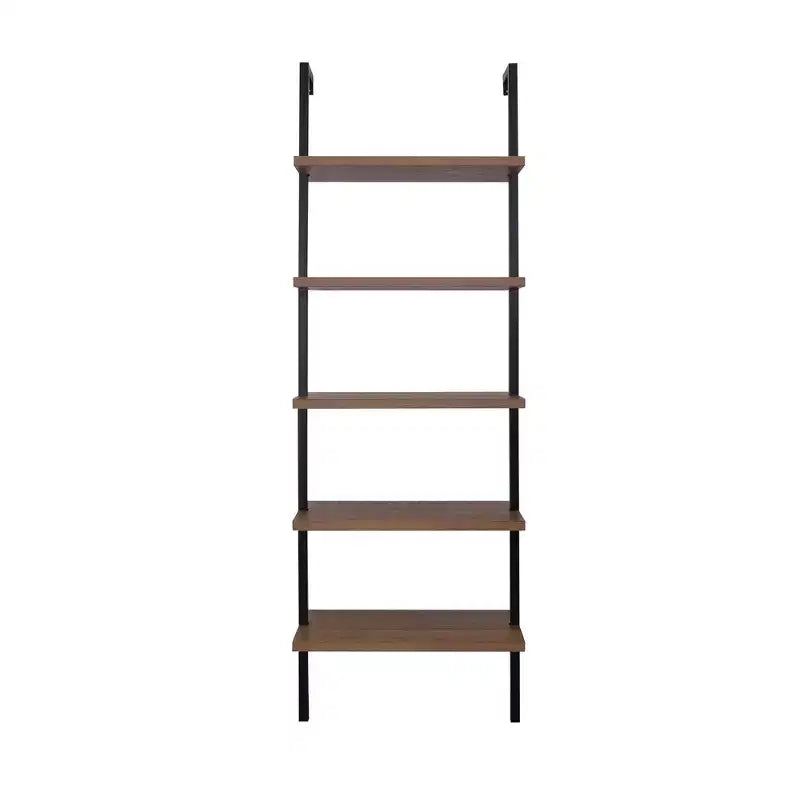 Nathan James 72.5" Theo Bookshelf Brown