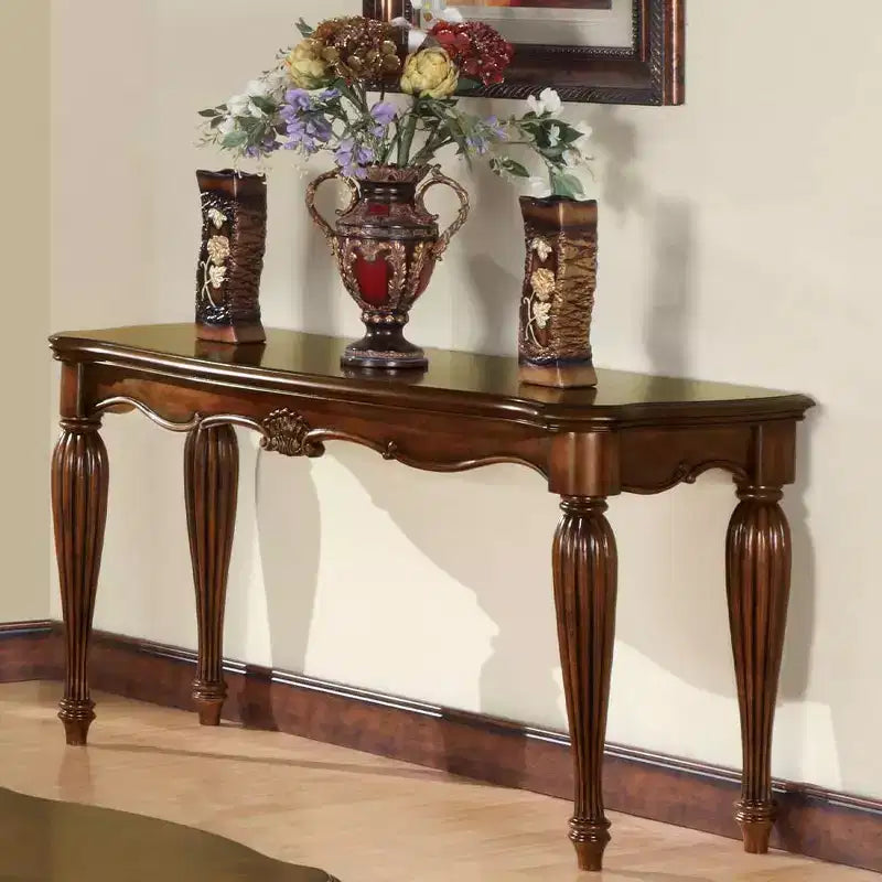 Tavolo Consolle Acme Furniture Dreena Finitura Ciliegio