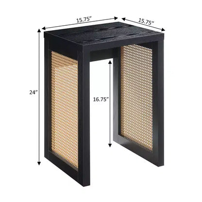 Breighton Home Northfield Tavolino da divano Weave in nero/beige Barley