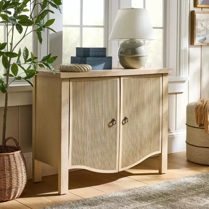 Elder 2 Door Cabinet Natural - Threshold™ designed with Studio McGee