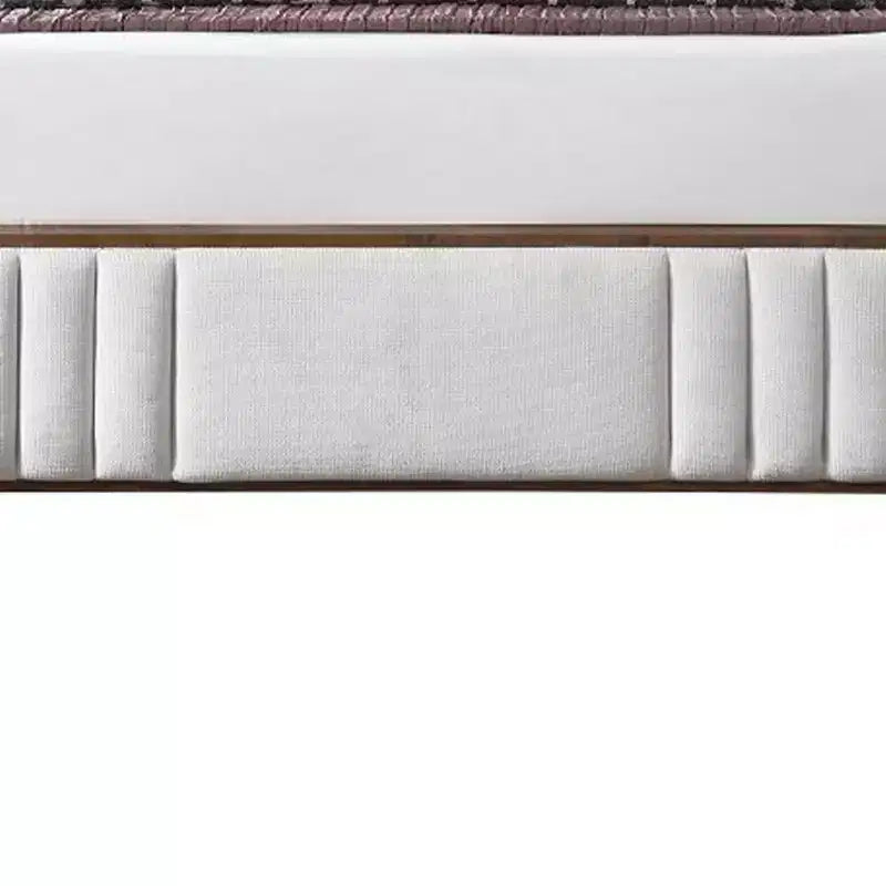 Letto matrimoniale "Eastern King" da 87,4" Kaleea in ciniglia grigio chiaro con finitura noce - Acme Furniture