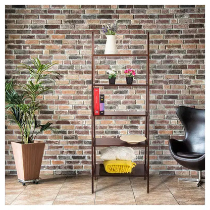 Libreria a scaletta con 72 ripiani - Flora Home