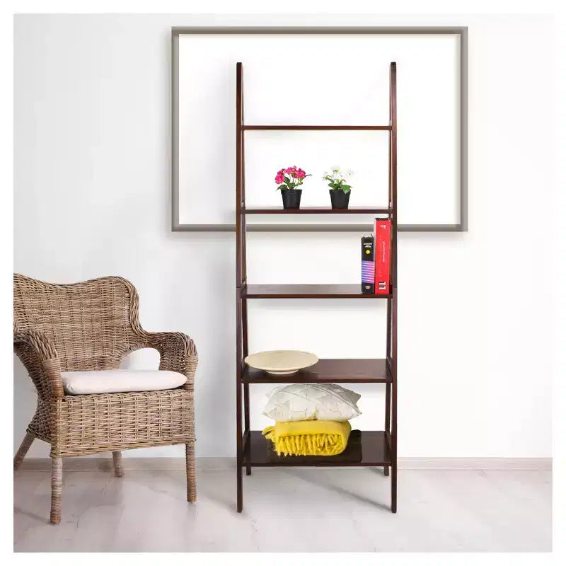 Libreria a scaletta con 72 ripiani - Flora Home