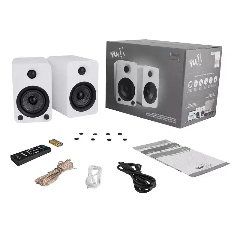 Kanto YU4 Altoparlanti Attivi da Scaffale con Bluetooth Integrato - Coppia