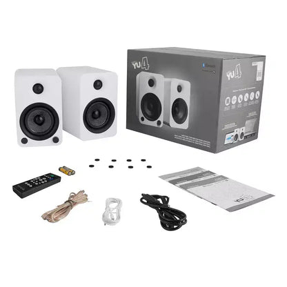 Kanto YU4 Altoparlanti Attivi da Scaffale con Bluetooth Integrato - Coppia