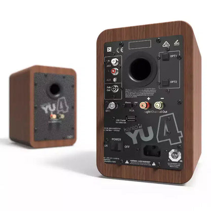 Kanto YU4 Altoparlanti Attivi da Scaffale con Bluetooth Integrato - Coppia