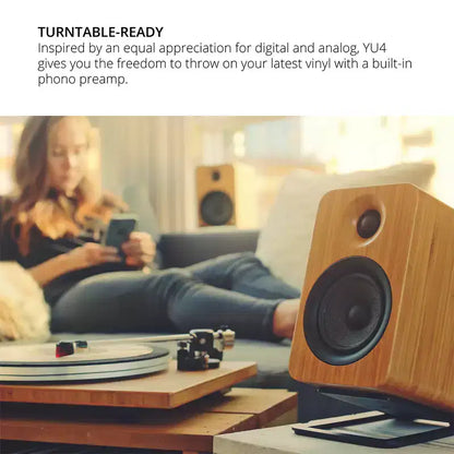Kanto YU4 Altoparlanti Attivi da Scaffale con Bluetooth Integrato - Coppia