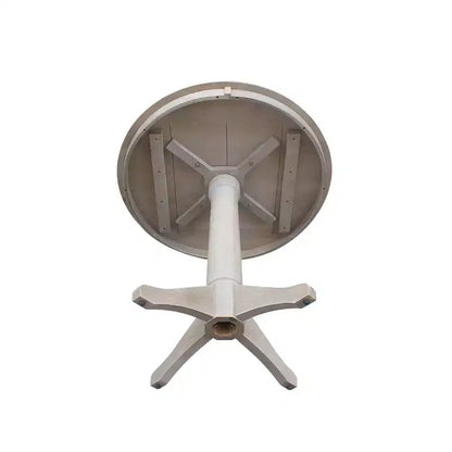 Tavolo con piedistallo Stacy piano rotondo noce americano marrone - International Concepts