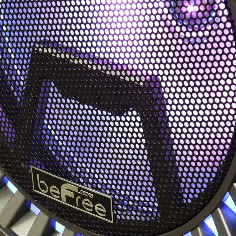 beFree Portable 12inch double subwoofer speaker system