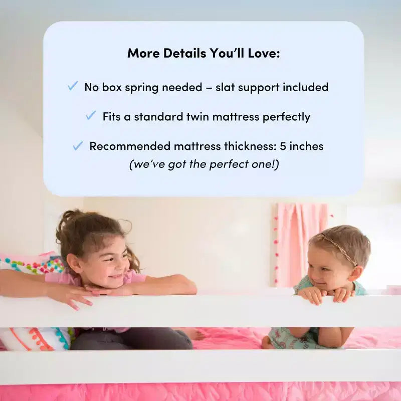 Max & Lily Solid Wood L-Shaped Twin over Twin Bunk Bed with Bookcase for Kids