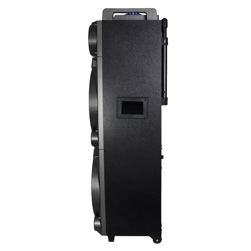 beFree Portable BT 10 Inch Double Subwoofer Speaker System