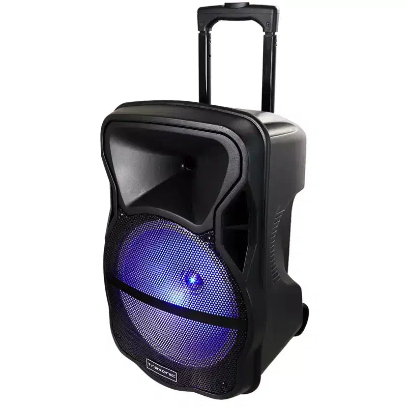 Trexonic Combination Bluetooth Portable Speaker and Tripod Stand w/ Reactive Lights