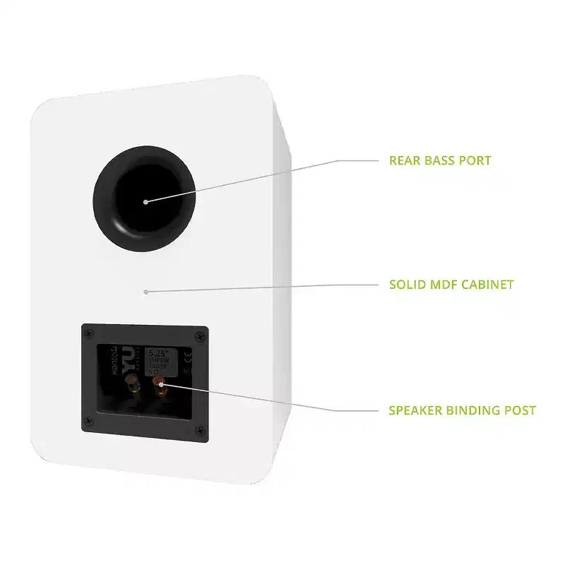 Kanto YUP6 Passive Bookshelf Speakers - Pair